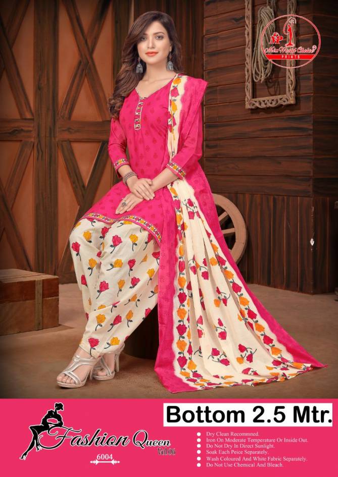 Miss World Fashion Queen 6 Latest Fancy Designer Regular Casual  Wear Pure Cotton Printed Cotton Collection
