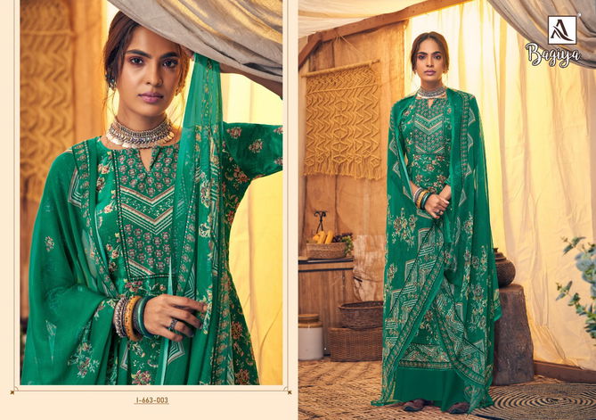 Alok Bagiya Latest Designer  Pure Viscose Velvet Printed Dresss Material Collection 
