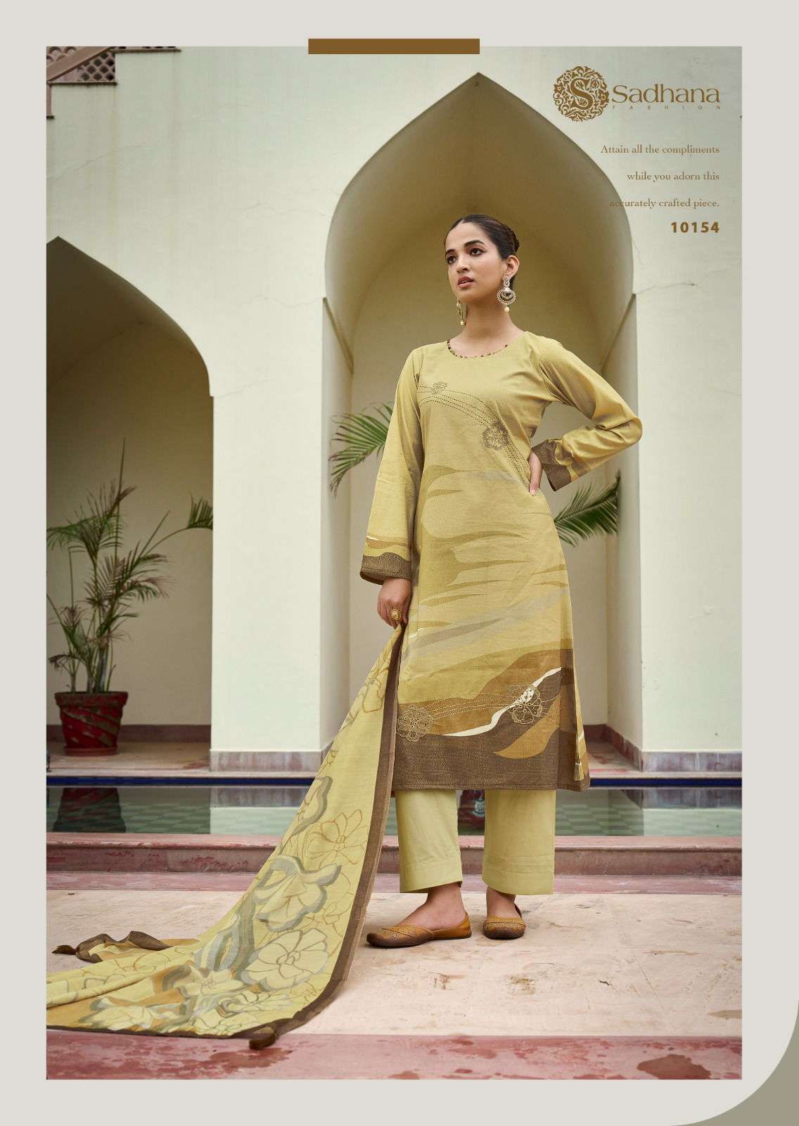 Samyukta By Sadhana Shimmer Muslin Silk Digital Printed Dress Material Wholesale Market