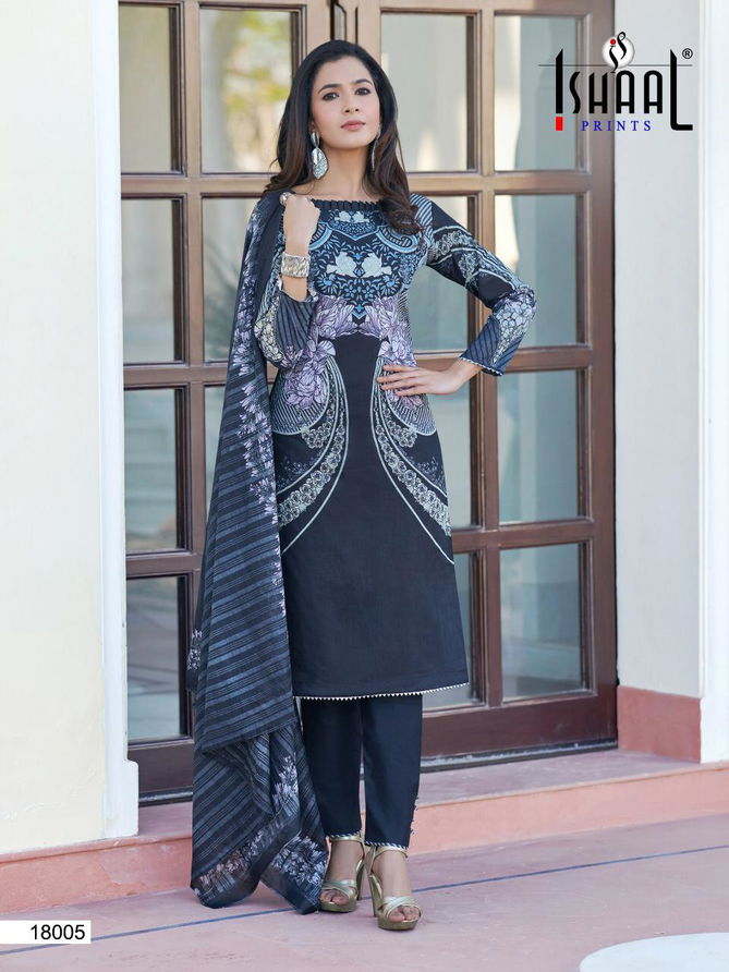 Ishaal Gulmohar 18 Latest Fancy Designer Pure Lawn Karachi Dress Material Collection
