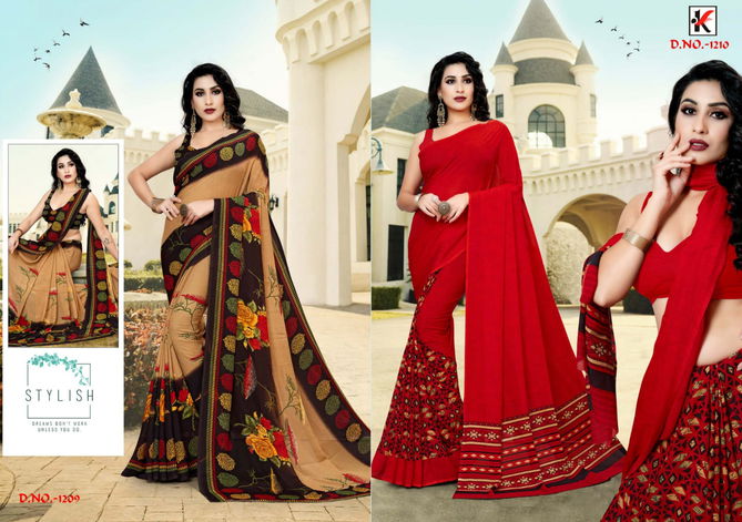 Garam Chai 102 Rennial Printed Designer Regular Wear Sarees Collection
