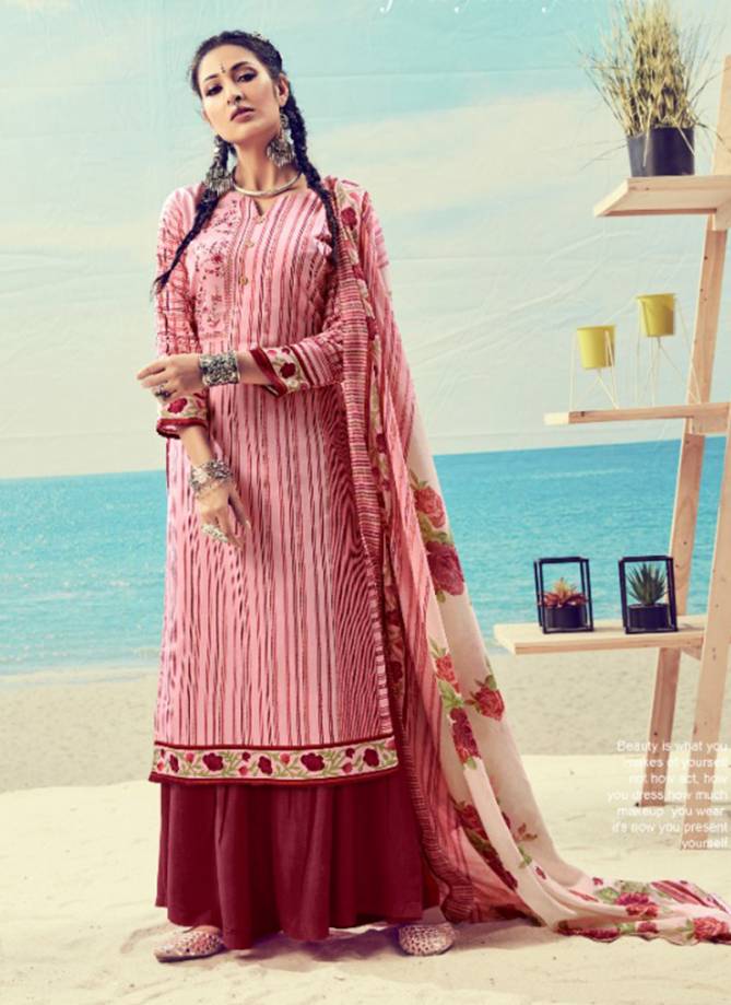 Regular Wear New Fancy Digital Printed Jam Cotton Palazzo Suits Collection