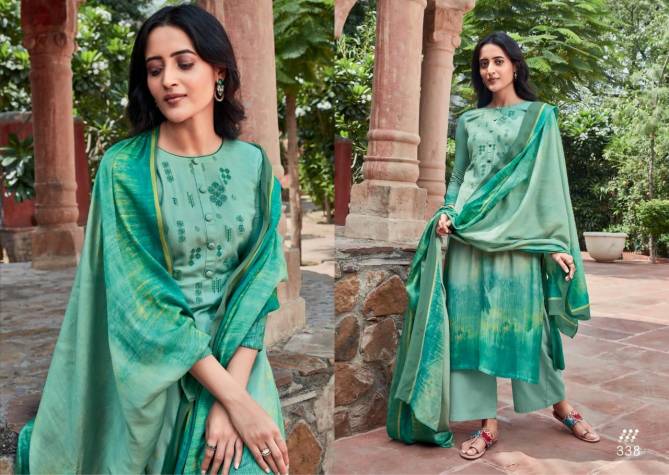 S-NIRUKTH HEER HIT DESIGNS Latest Fancy Festive Wear Cotton Satin With Embroidery Salwar Suit Collection