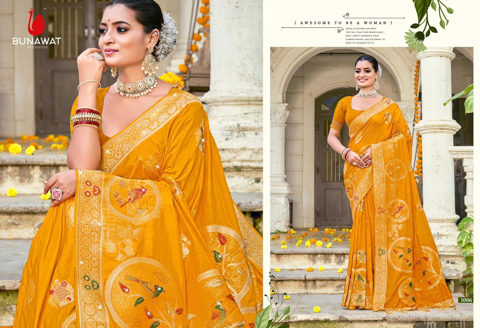 Hans Vol 2 By Bunawat Silk Wedding Wear Saree Suppliers In India