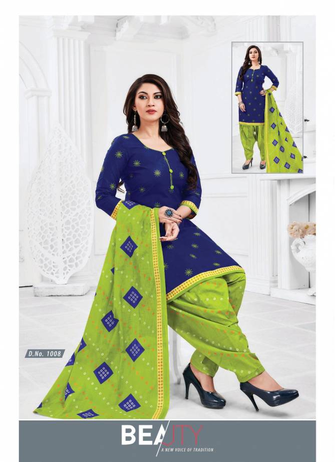 Shrinath Creation Punjabi Patiyala 1 Cotton Printed Casual Wear Dress Material Collection

