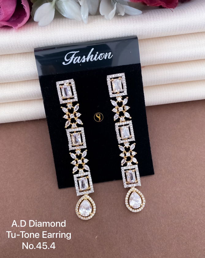 Diamond Silver Wholesale Earrings Suppliers in Mumbai