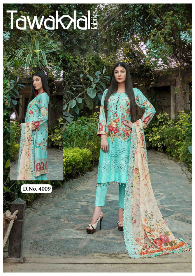 Tawakkal Opulence 4 Karachi Cotton Printed Casual Wear Designer Dress Material Collection
