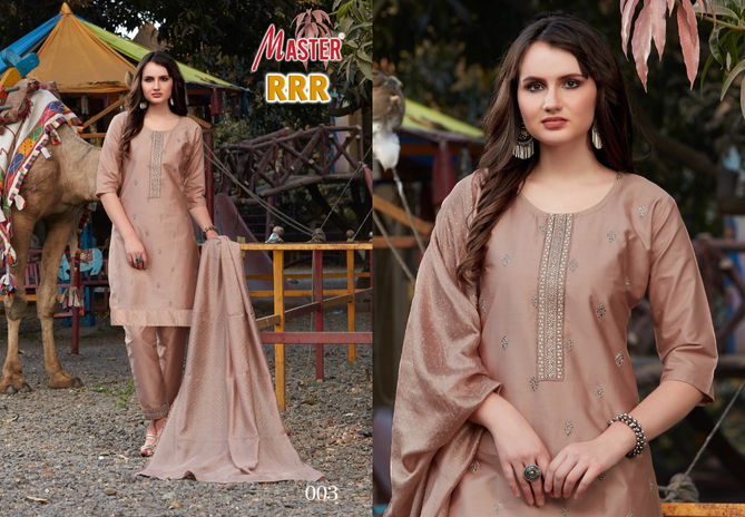 Master Rrr Fancy Ethnic Wear Jam Satin Designer Ready Made Collection