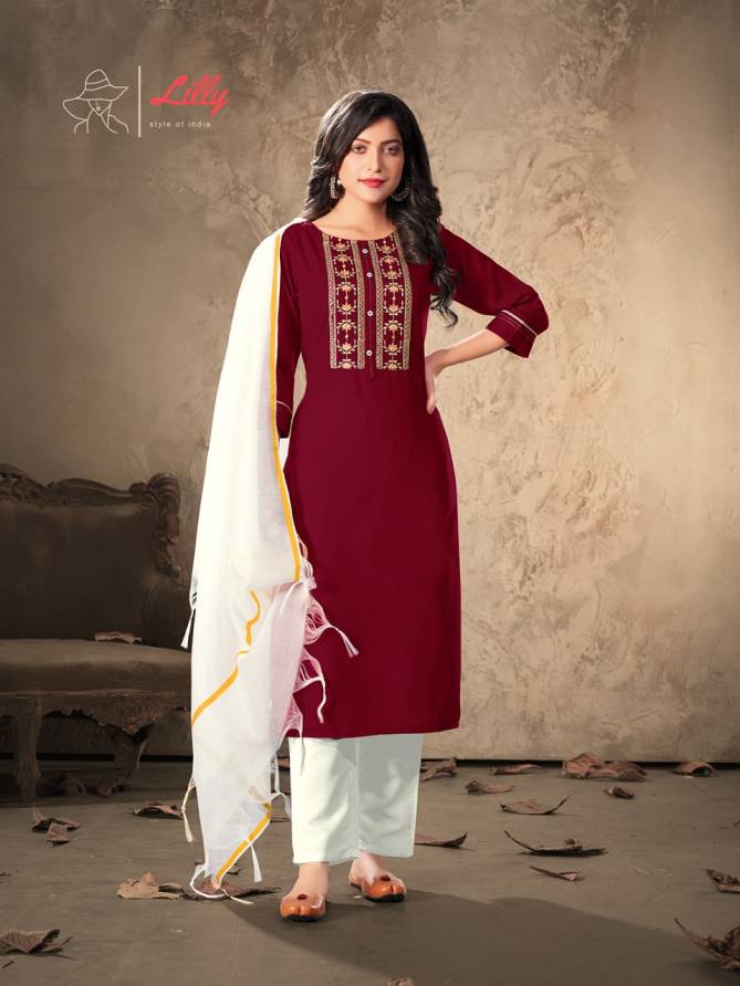 SHIVALI Designer Ethnic Wear Premium slub Rayon Embroidery Kurtis Collection
