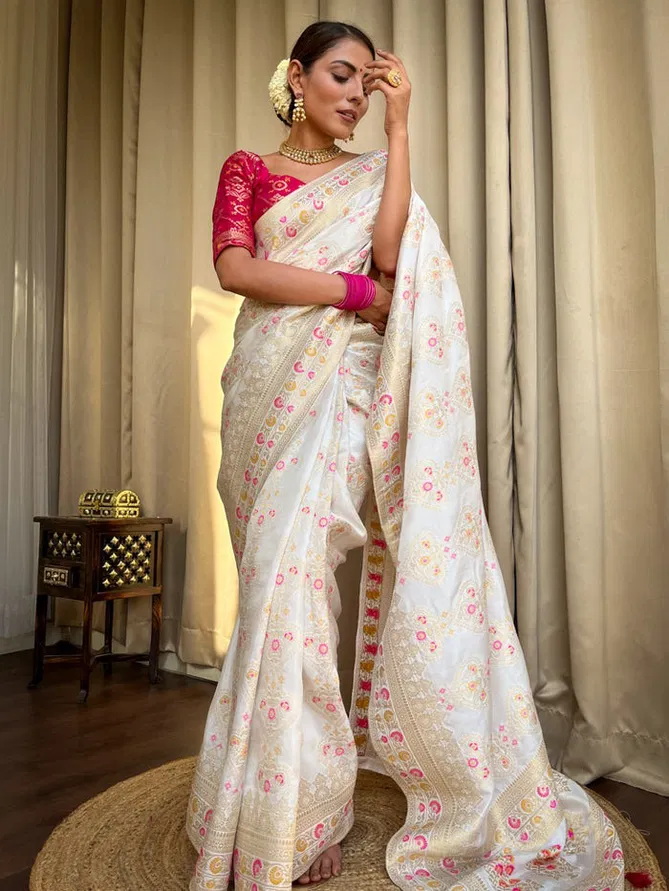 KT 157 Designer Banarasi Soft Silk Saree Wholesale In India