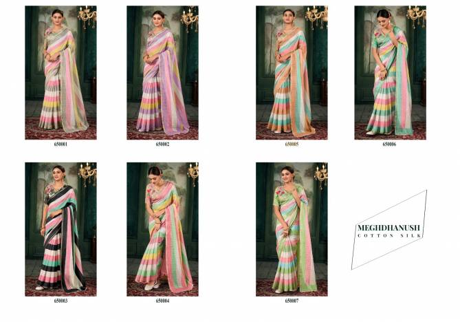 Meghdhanush By Rajpath Chanderi Linen Printed Casual Wear Bulk Saree Orders In India