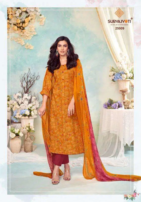 Suhana Vol 25 By Suryajyoti Cambric Cotton Dress Material Suppliers In India