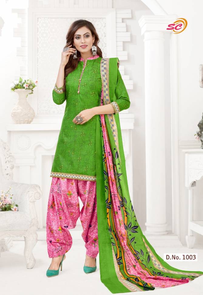 Sc Panetar 1 Edition Latest Fancy Regular Casual Wear pure Cotton Readymade Salwar Suit Collection
