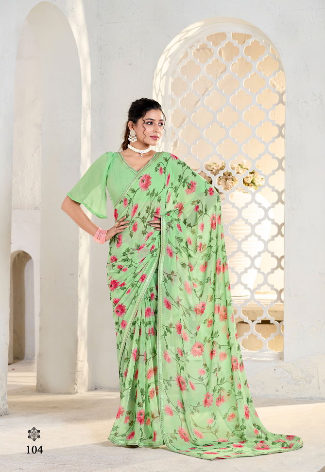 Florance By Kriyansha Georgette Daily Wear Sarees Wholesale Online