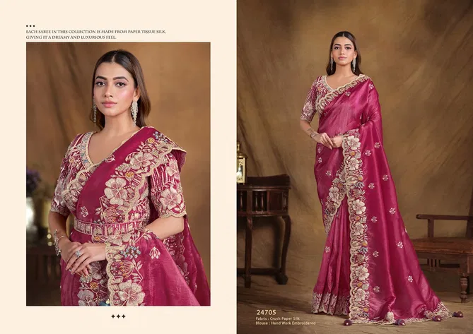 Tarini Mohmanthan Royal By Mahotsav Designer Party Wear Saree Suppliers In India