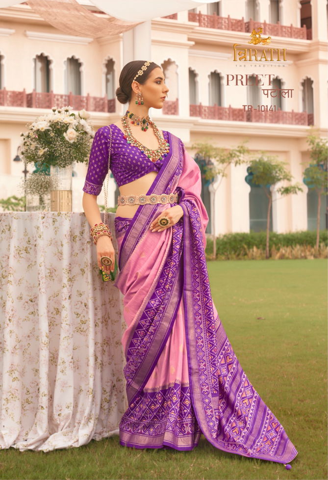 Preet Patola By Trirath 10131 To 10141 Sries Surat Saree Wholesale Market