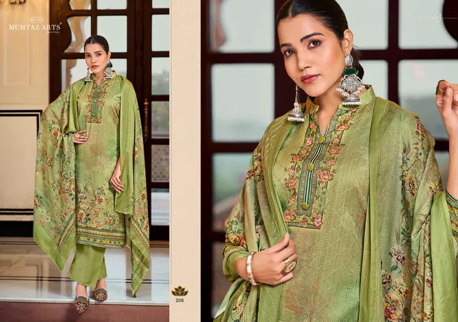 Mannat By Mumtaz Jam Satin Digital Printed Dress Material Wholesale Shop In Surat