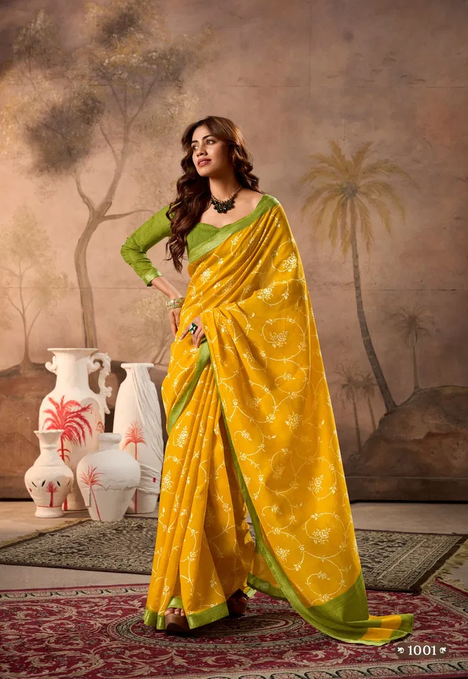 Vanya By Sr Cotton Printed Fancy Wholesale Saree Suppliers In Mumbai