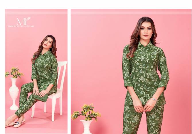 Co-ord Queen By Moksh Premium Rayon Western Co-ord Set Catalog
