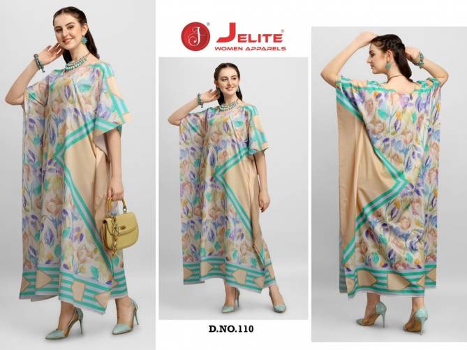 Jelite Stylish Cotton Printed Casual Wear Fancy Kaftans 2 Collection
