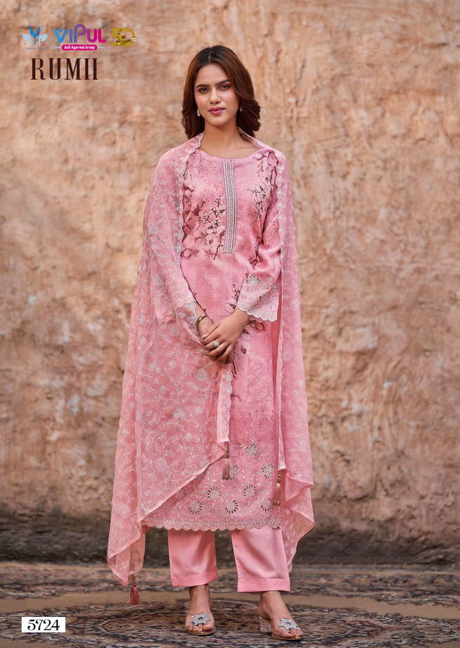 Rumii By Vipul Muslin Embroidery Salwar Kameez Suppliers In India