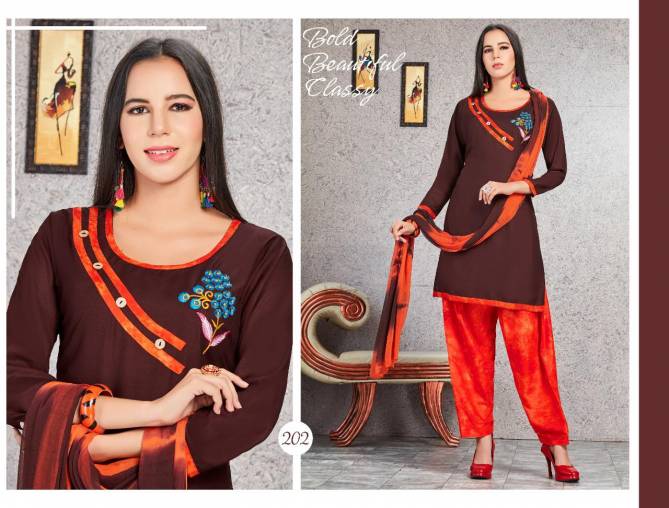 Trendy Lagan Latest Regular Wear Rayon Readymade Salwar Kameez Collection