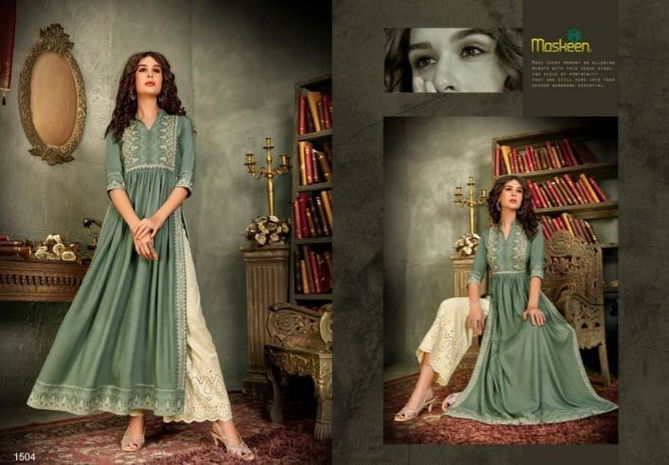 MAISHA NAZNEEN Latest Designer Fancy Festive Wear Pure Rayon With Print And Heavy Handwork Top And lakhNavi work Bottom Collection