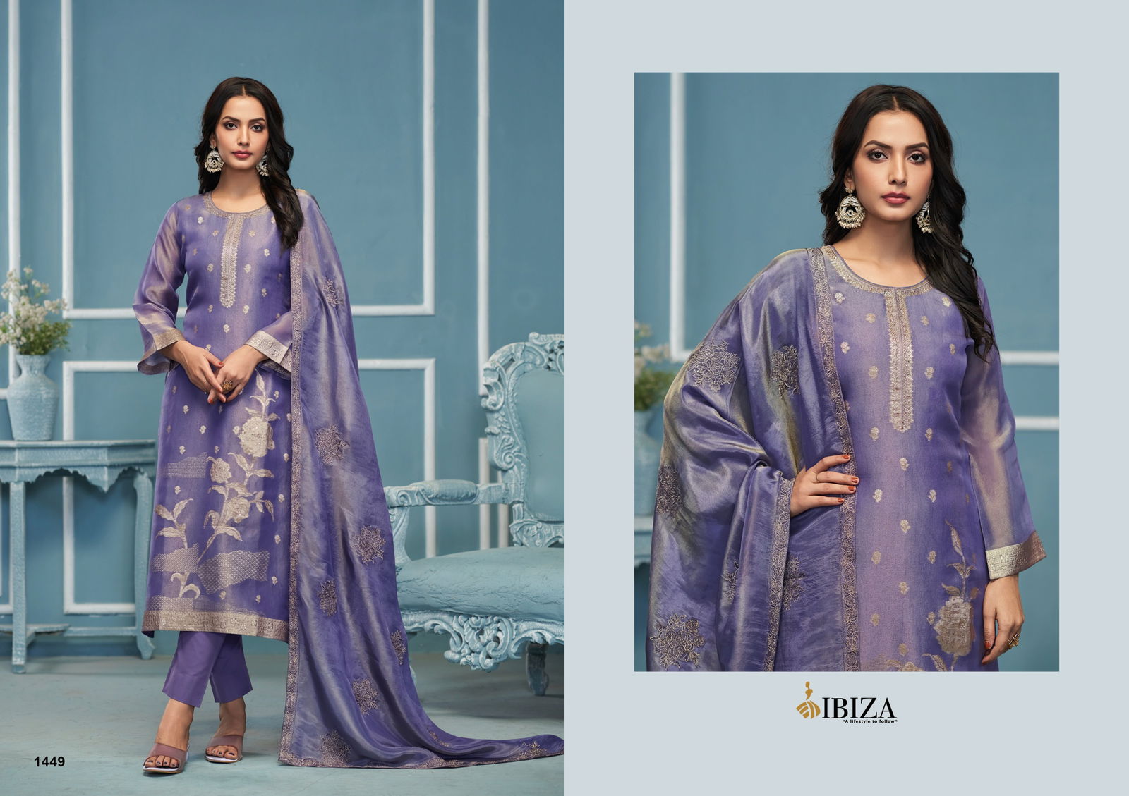 Sajni By Ibiza Organza Salwar Kameez Wholesale Shop In Surat