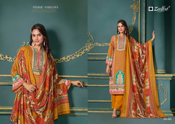 Tisha By Zulfat Fancy Printed Dress Material Suppliers In India