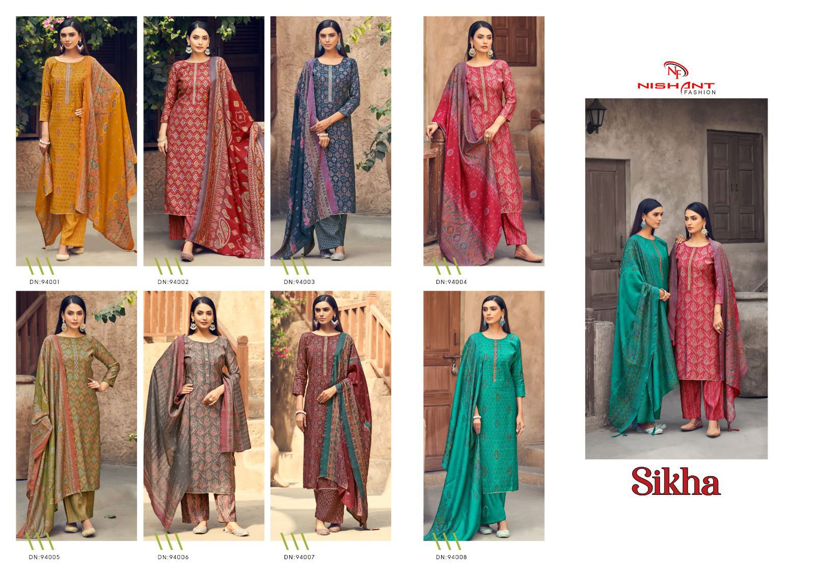 SIkha By Nishant Designer Modal Silk Dress Material Exporters In India