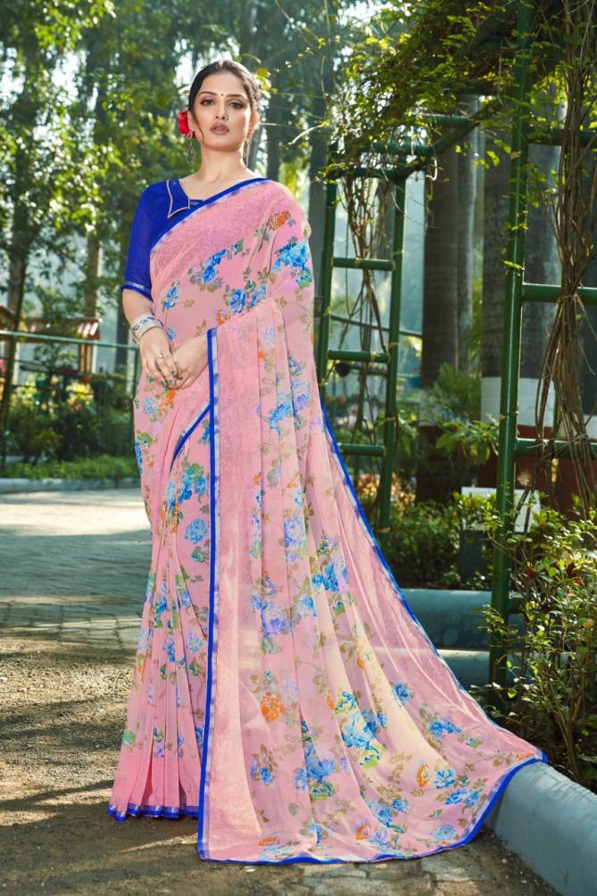 Rajyog Tamanna Latest Designer Regular Wear Party Wear Rich Look Georgette Saree Collection
