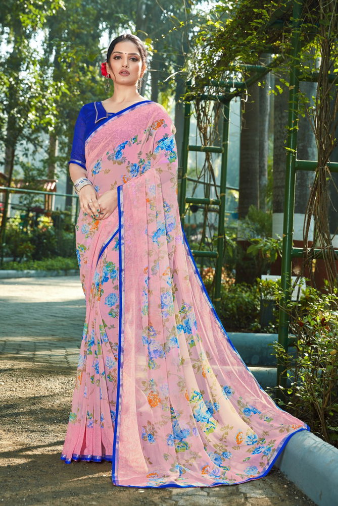 Rajyog Tamanna Latest Designer Regular Wear Party Wear Rich Look Georgette Saree Collection
