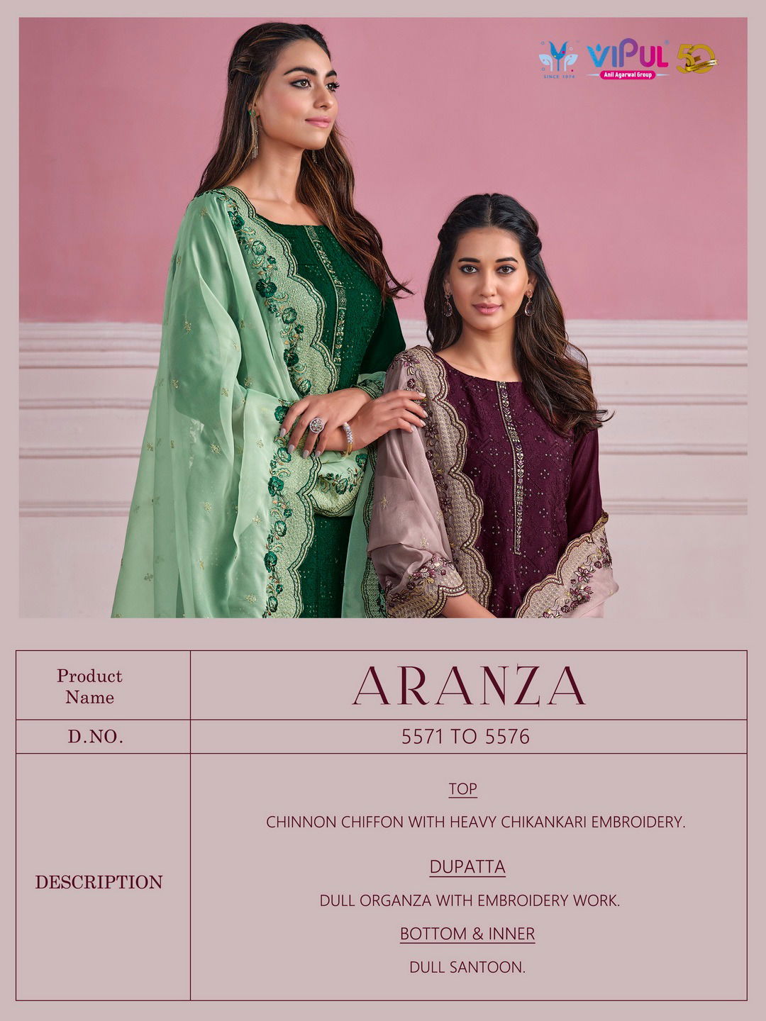 Aranza By Vipul Heavy Designer Salwar Suits Catalog