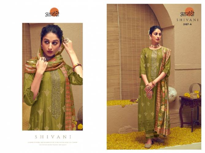Shivani 3167 By Anando Heavy Dress Material Wholesale Price In Surat