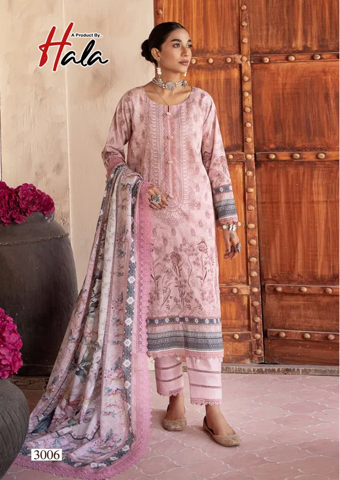 Hezal By Hala Luxury Heavy Cotton Dress Material Manufacturers