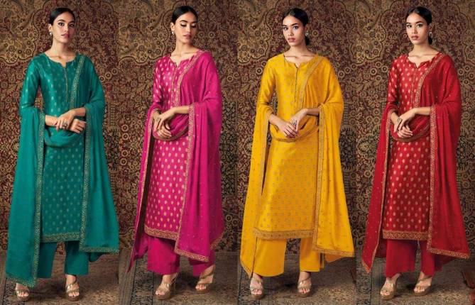 Ganga 266 Latest Wedding Functional Wear Jam Silk Cotton Salwar Suit Collection
