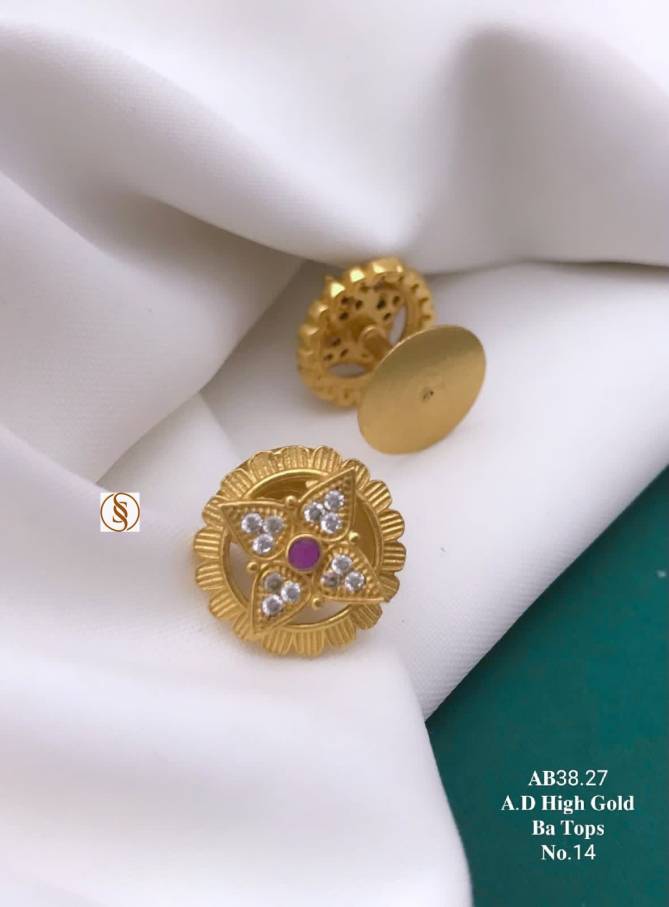 Ad High Gold Baa Wholesale Tops Earrings manufacturers