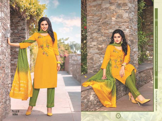 PASAND Fancy Latest Designer Heavy Festive Wear Rayon Hand Work With Fancy Dupatta Salwar Suit Collection
