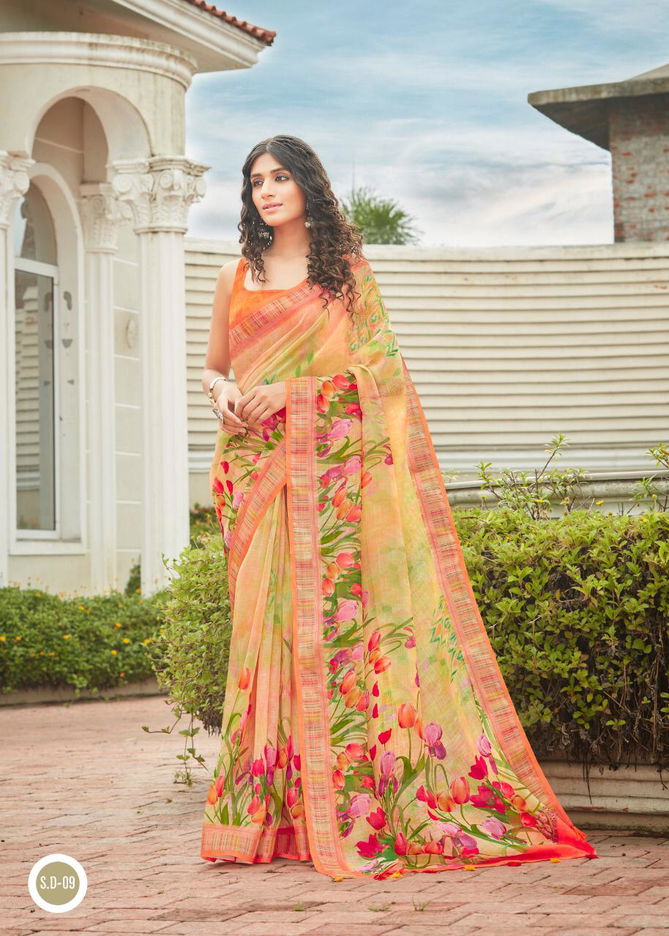 Siddharth Silver Latest Designer Party Wear Saree Collection 