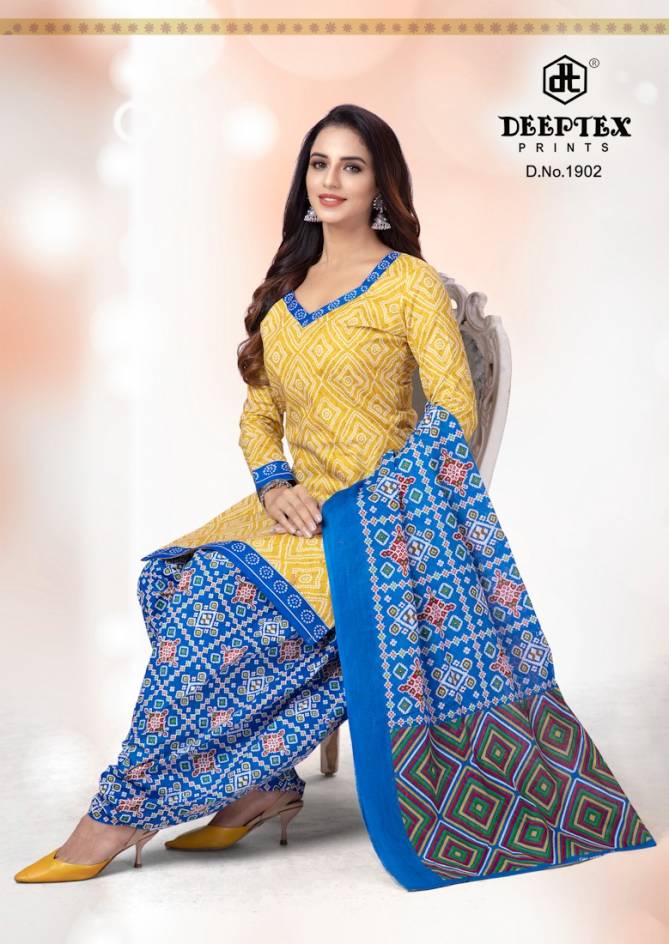 Deeptex Pichkari 19 Cotton Printed Casual Daily Wear Fancy Dress Material Collection