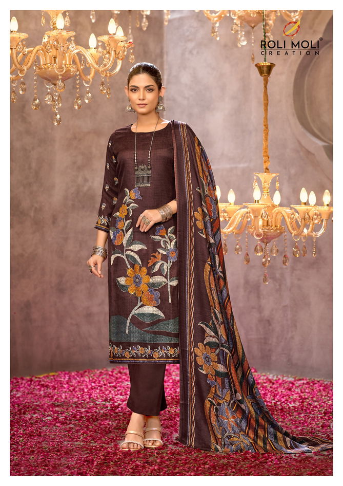 Roli Moli Haniya Pashmina Dress Material Wholesale Online