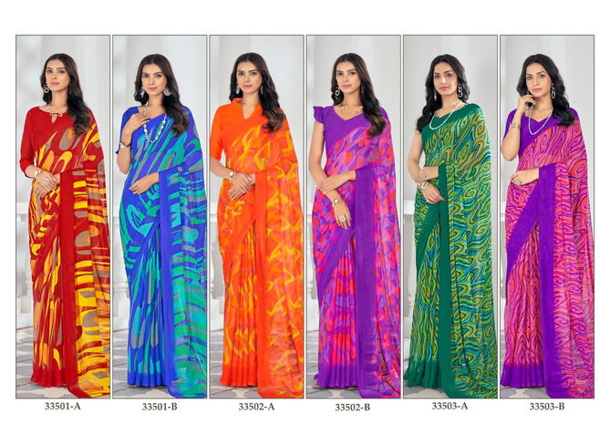 Star Chiffon 159 By Ruchi Printed Daily Wear Sarees Orders In India