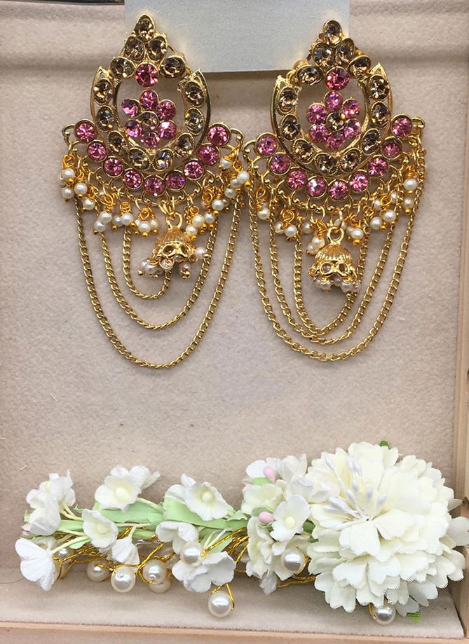 New Jhumka And Chain Design Earrings Collection For Party And Functions