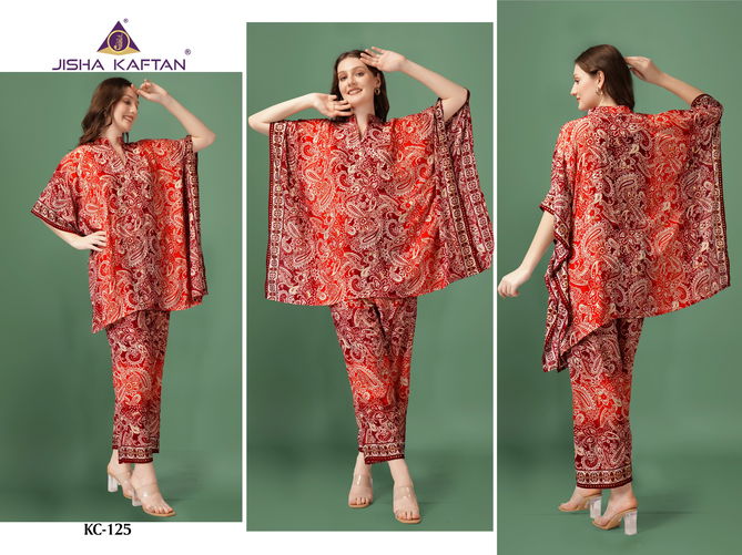 Rayon Co Ord Vol 4 By Jisha Kaftan Western Cord Set Islamic Kaftan Wholesale Online