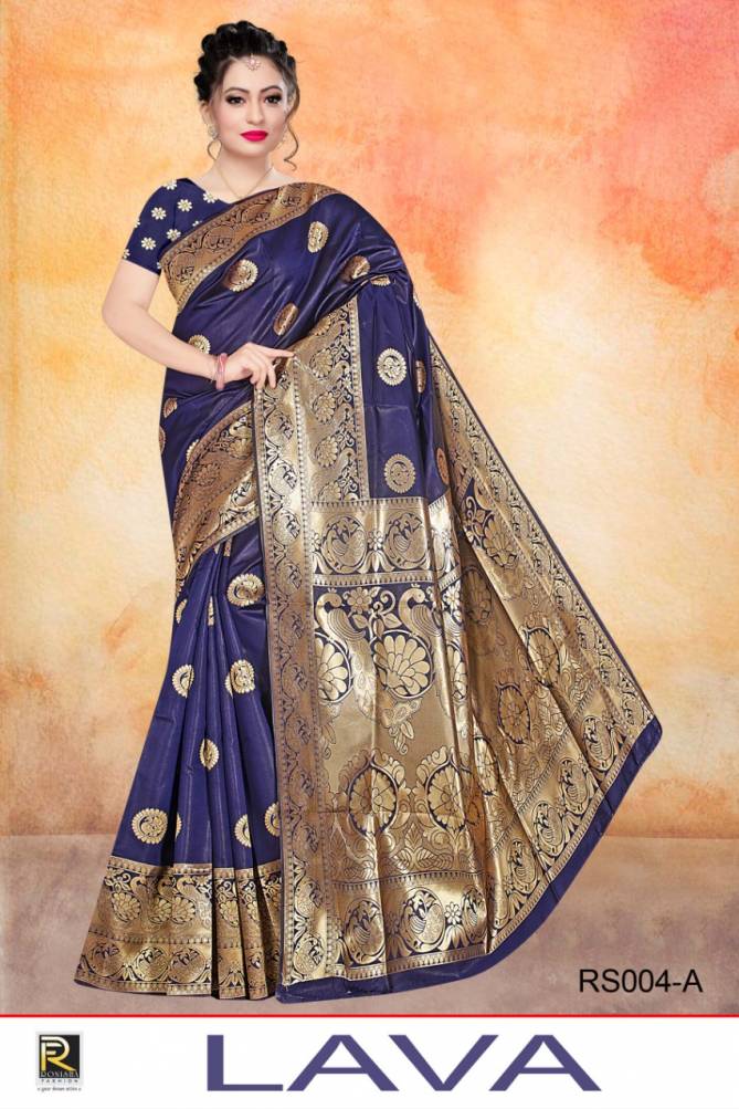 Ronisha Lava Latest Fancy Ethnic Wear Silk Saree Collection
