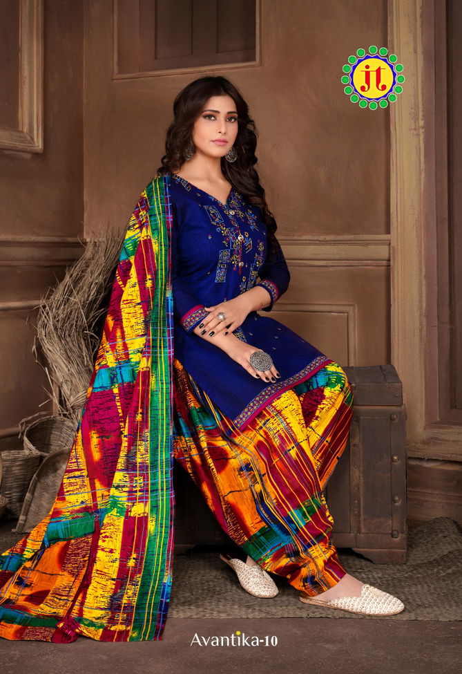 Jt Avantika 10 Latest fancy Regular Wear Printed Readymade Salwar Suit Collection
