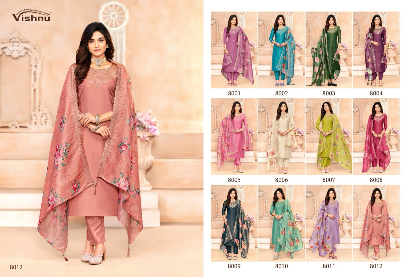 Sajada By Vishnu Shimmer Dress Material Wholesale Market In Surat With Price