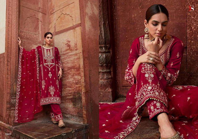 Deepsy Tahjib 13001 Series Velvet Pakistani Salwar Suit Wholesale Online