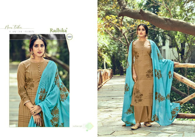 Azara Radhika Kenza 4 Casual Wear Cotton Slub Printed Designer Dress Material