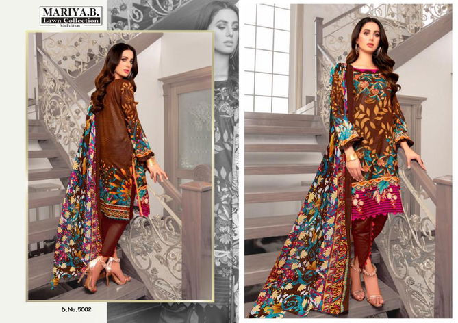 Mariya B 5 Latest Fancy Designer Karachi Cotton Printed Readymade Dress Collection
